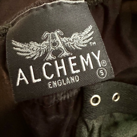 Alchemy England Skull Biker Halter Top Shirt - Picture 4 of 4